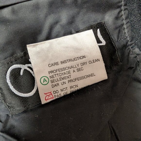 Obermeyer Ski Pants Women's Vintage Stirrup Black Wool Nylon Y2K - Size 10L - Picture 9 of 10